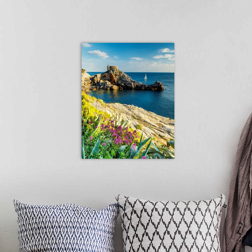 A bohemian room featuring Coastline at Portovenere, Liguria, Italy.