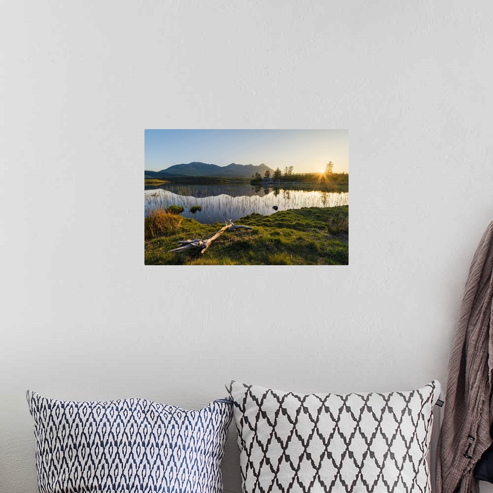 A bohemian room featuring Connemara, County Galway, Connacht province, Republic of Ireland, Europe. Lough Inagh lake.