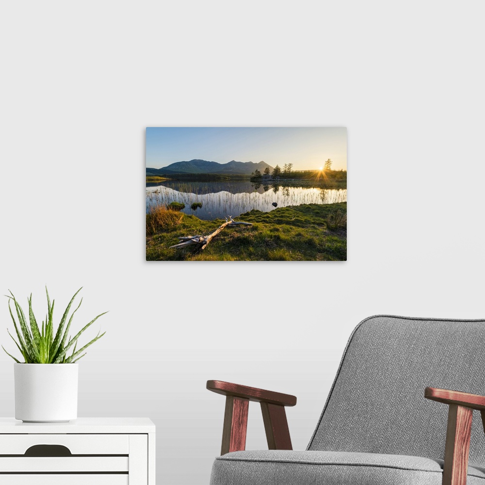 A modern room featuring Connemara, County Galway, Connacht province, Republic of Ireland, Europe. Lough Inagh lake.