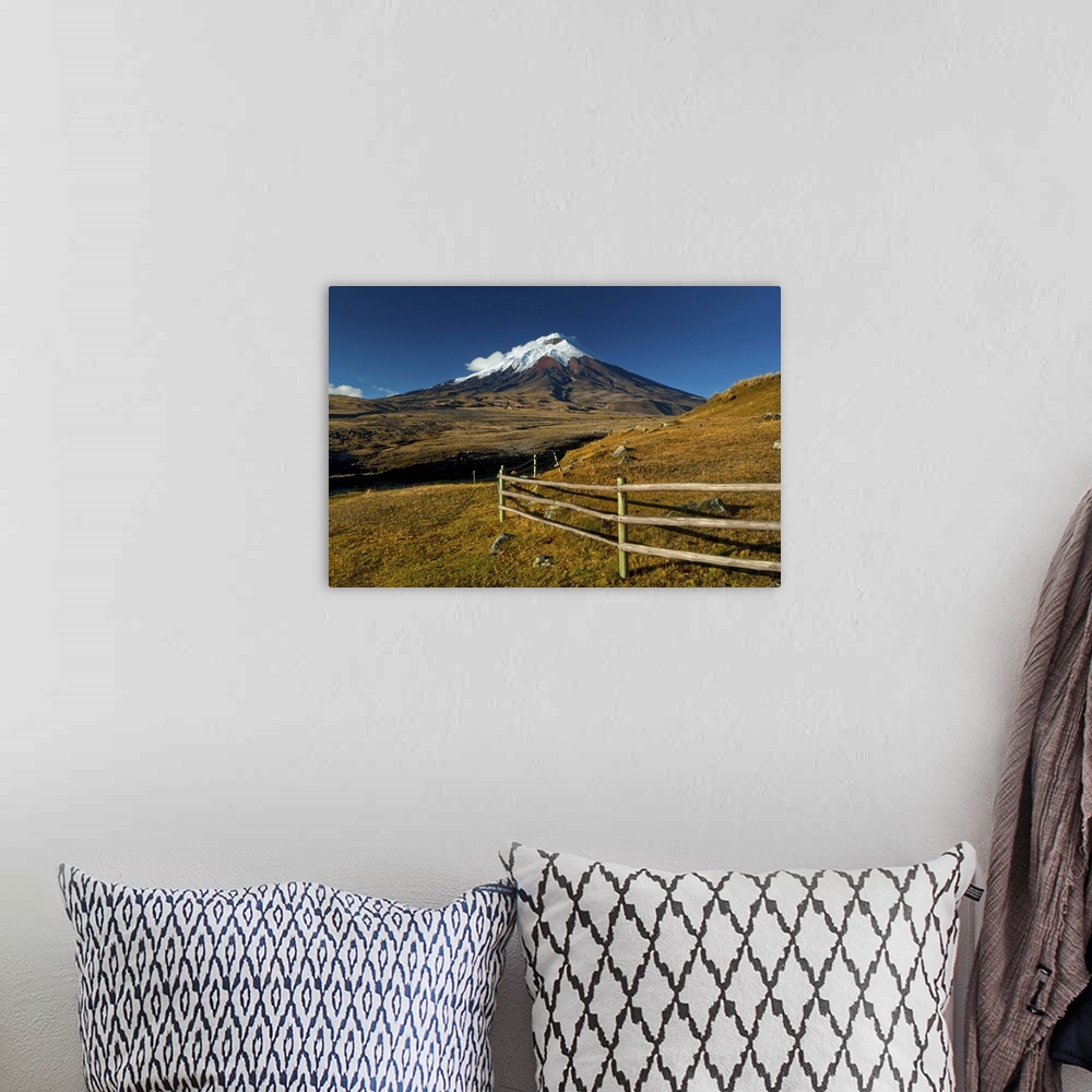 A bohemian room featuring Cotopaxi National Park, Snow-Capped Cotopaxi Volcano, One OF The Highest Active Volcanoes, High P...