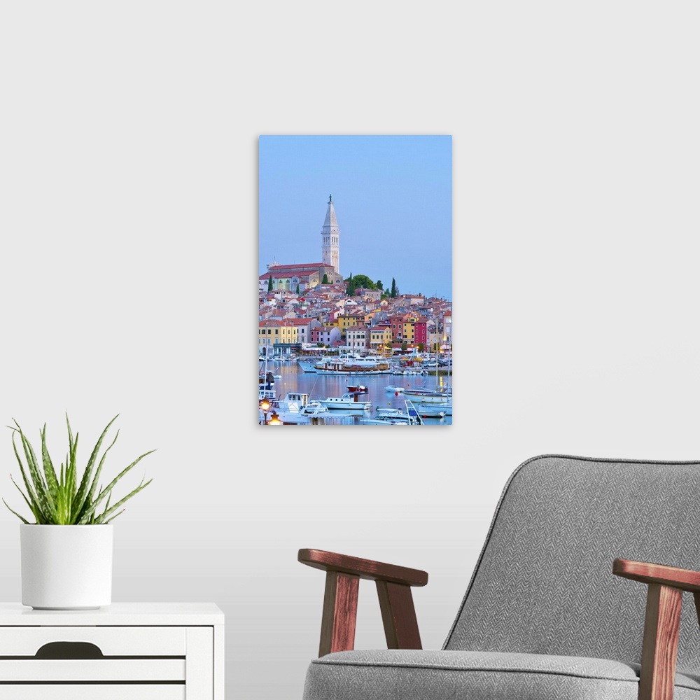 A modern room featuring Croatia, Istria, Rovinj, harbour and Cathedral of St. Euphemia