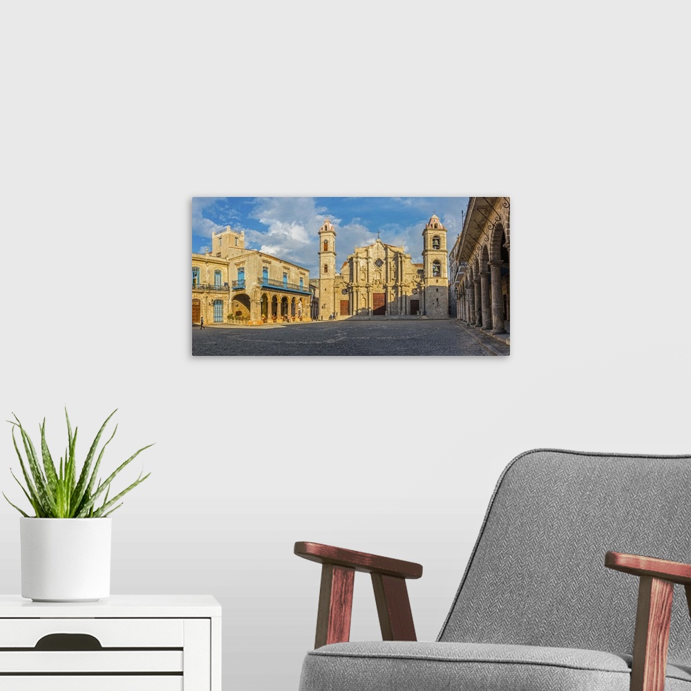 A modern room featuring Cuba, Havana, La Habana Vieja, Plaza de la Catedral, Cathedral of the Virgin Mary of the Immacula...