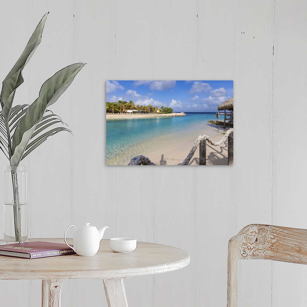 A farmhouse room featuring Curacao, Willemstad, Hemingway Beach beach bar and grill and Seaquarium beach, also known as Mamb...