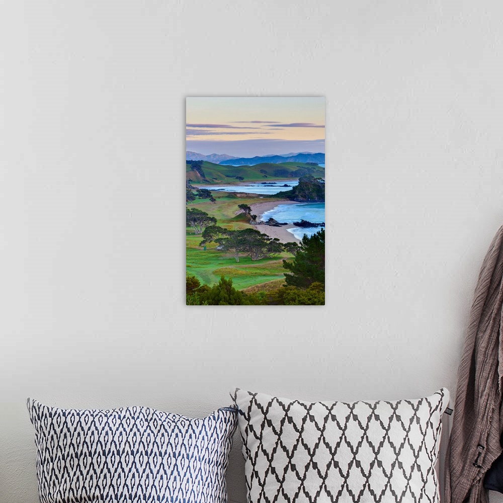 A bohemian room featuring Dramatic coastal landscape near Whangarei, Northland, New Zealand