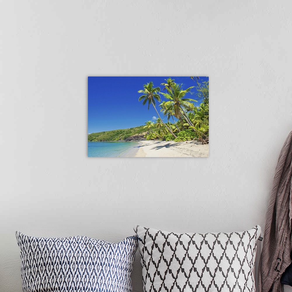 A bohemian room featuring Tropical beach, Drawaqa Island, Yasawa island group, Fiji, South Pacific islands, Pacific