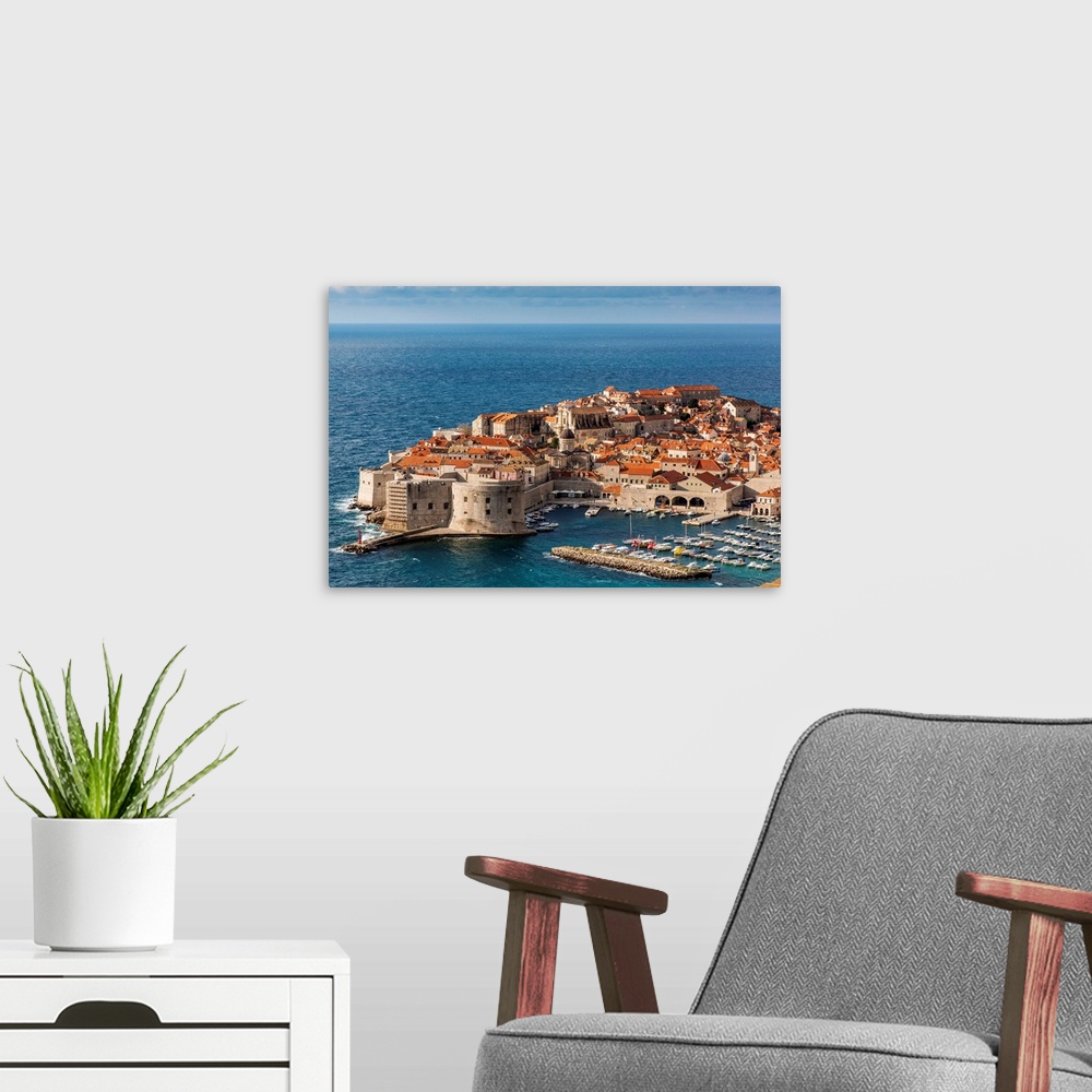 A modern room featuring Dubrovnik, Croatia