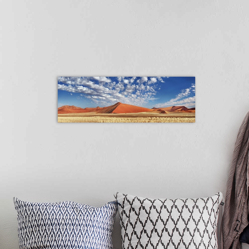 A bohemian room featuring Dune impression in Namib. Namibia, Hardap, Namib, Tsauchab River. Namib Naukluft National Park. A...