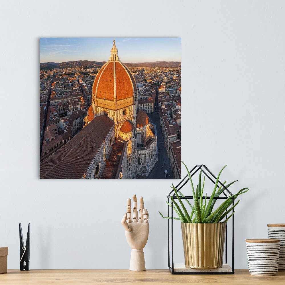 A bohemian room featuring Duomo Santa Maria del Fiore and Skyline Over Florence, Italy