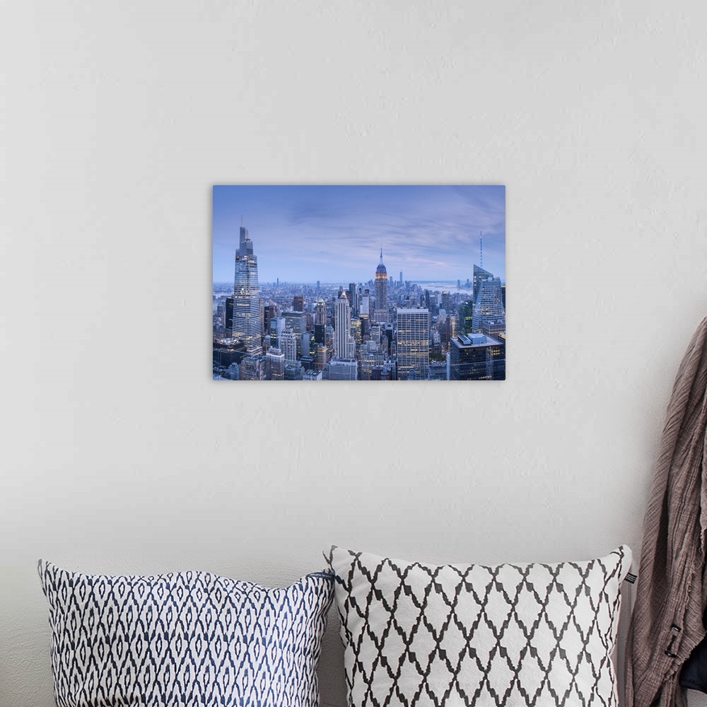 A bohemian room featuring Empire State Building & Midtown Manhattan, New York City, USA