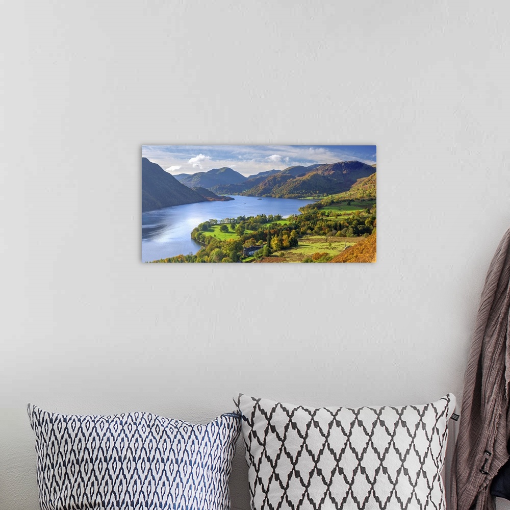A bohemian room featuring UK, England, Cumbria, Lake District, Ullswater.