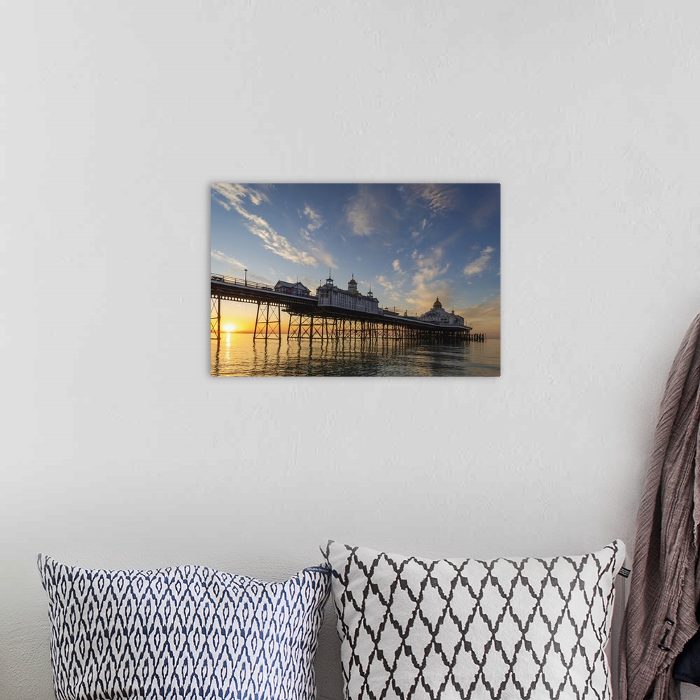 A bohemian room featuring England, East Sussex, Eastbourne, Eastbourne Beach and Pier