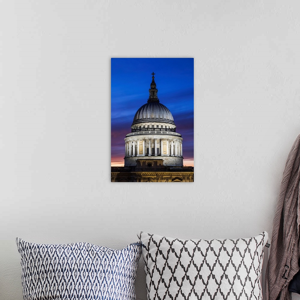 A bohemian room featuring England, London, City Of London, St. Pauls Cathedral, The Dome.