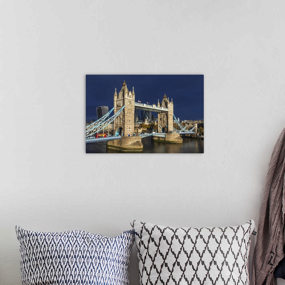 A bohemian room featuring England, London, Tower Bridge and The City of London Skyline