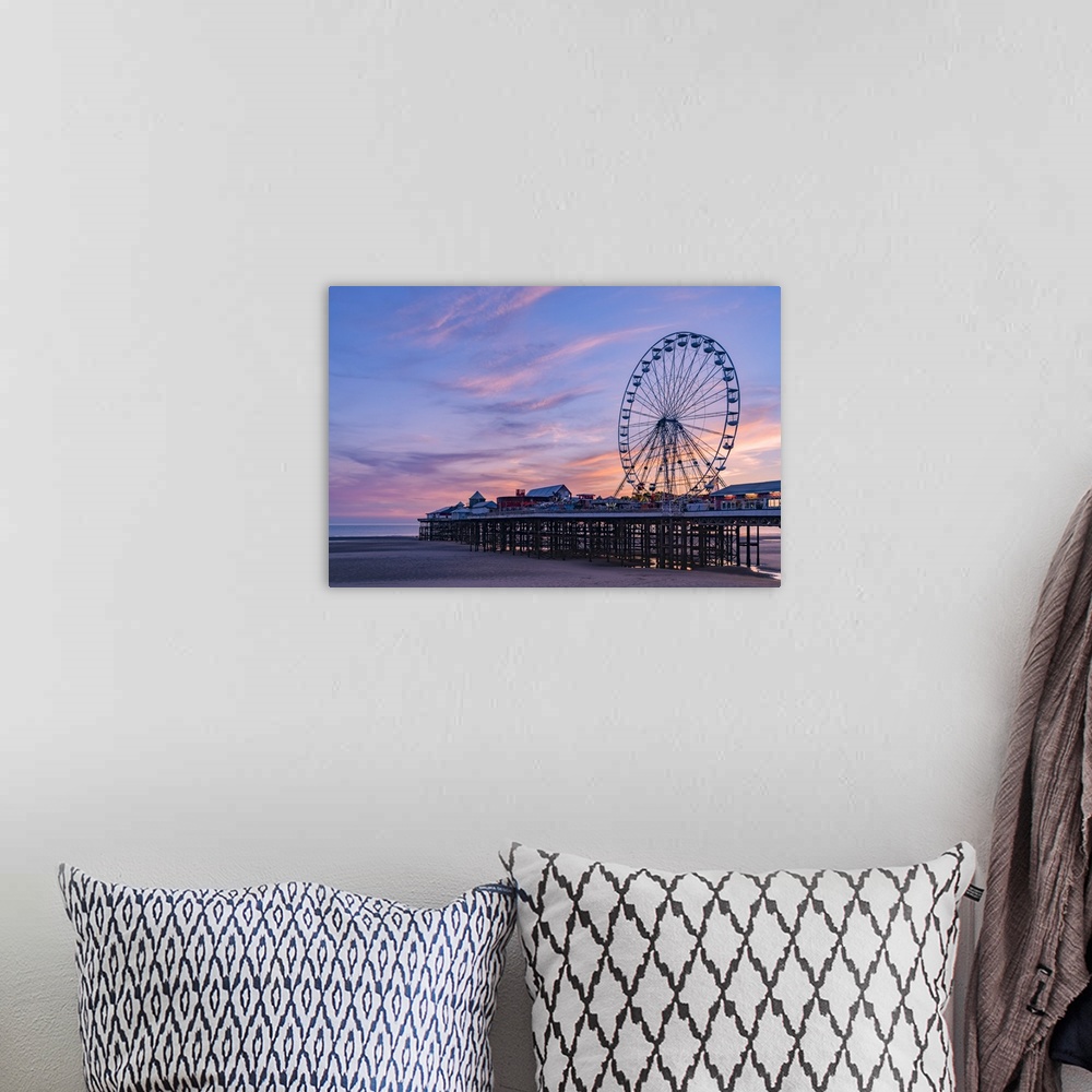 A bohemian room featuring Europe, England, Lancashire, Blackpool, Central Pier Blackpool