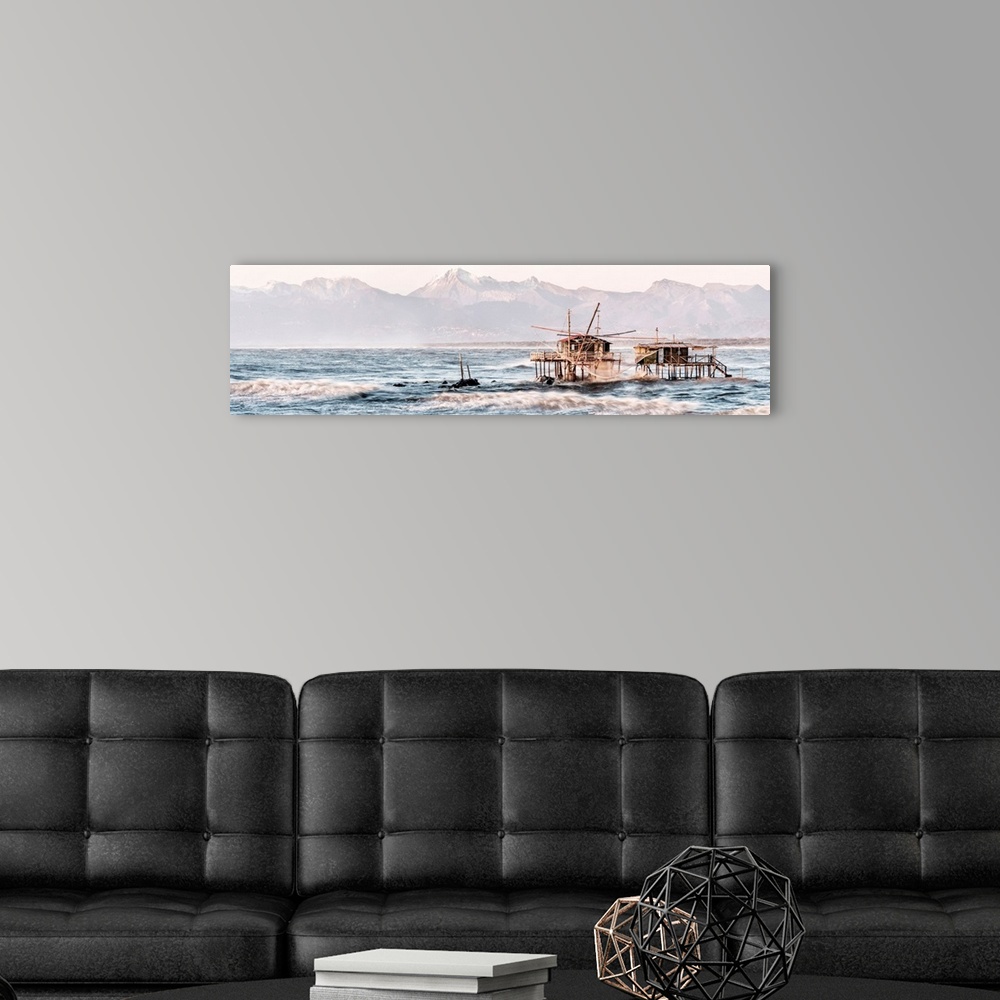 A modern room featuring Europe, Italy, Tuscany, Fishing Houses At Marina Di Pisa