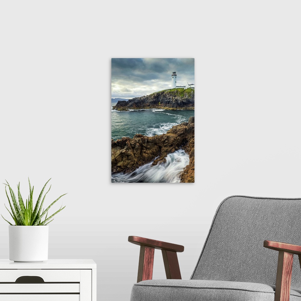 A modern room featuring Fanad Head Lighthouse, Co. Donegal, Ireland.
