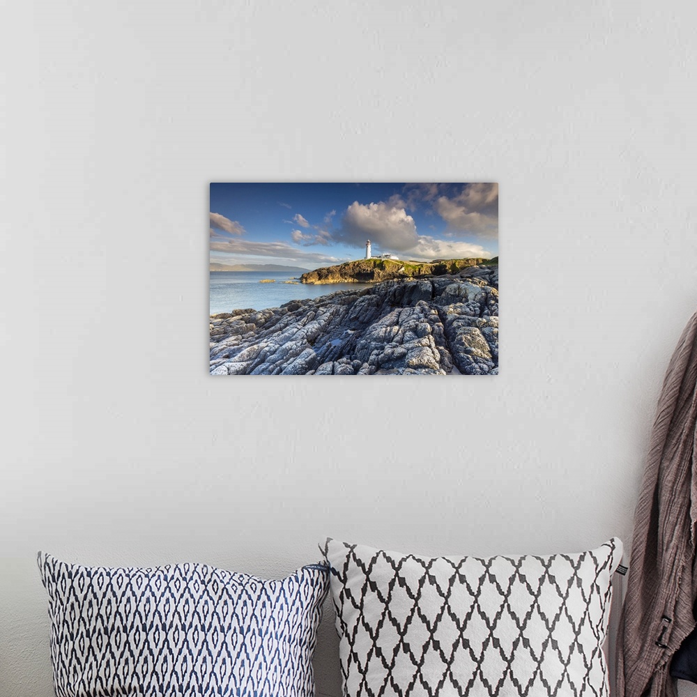A bohemian room featuring Fanad Head lighthouse, County Donegal, Ulster region, Ireland