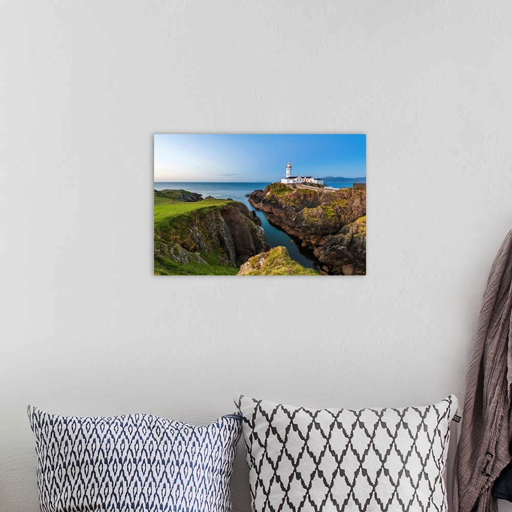 A bohemian room featuring Fanad Head lighthouse, County Donegal, Ulster region, Republic of Ireland, Europe.