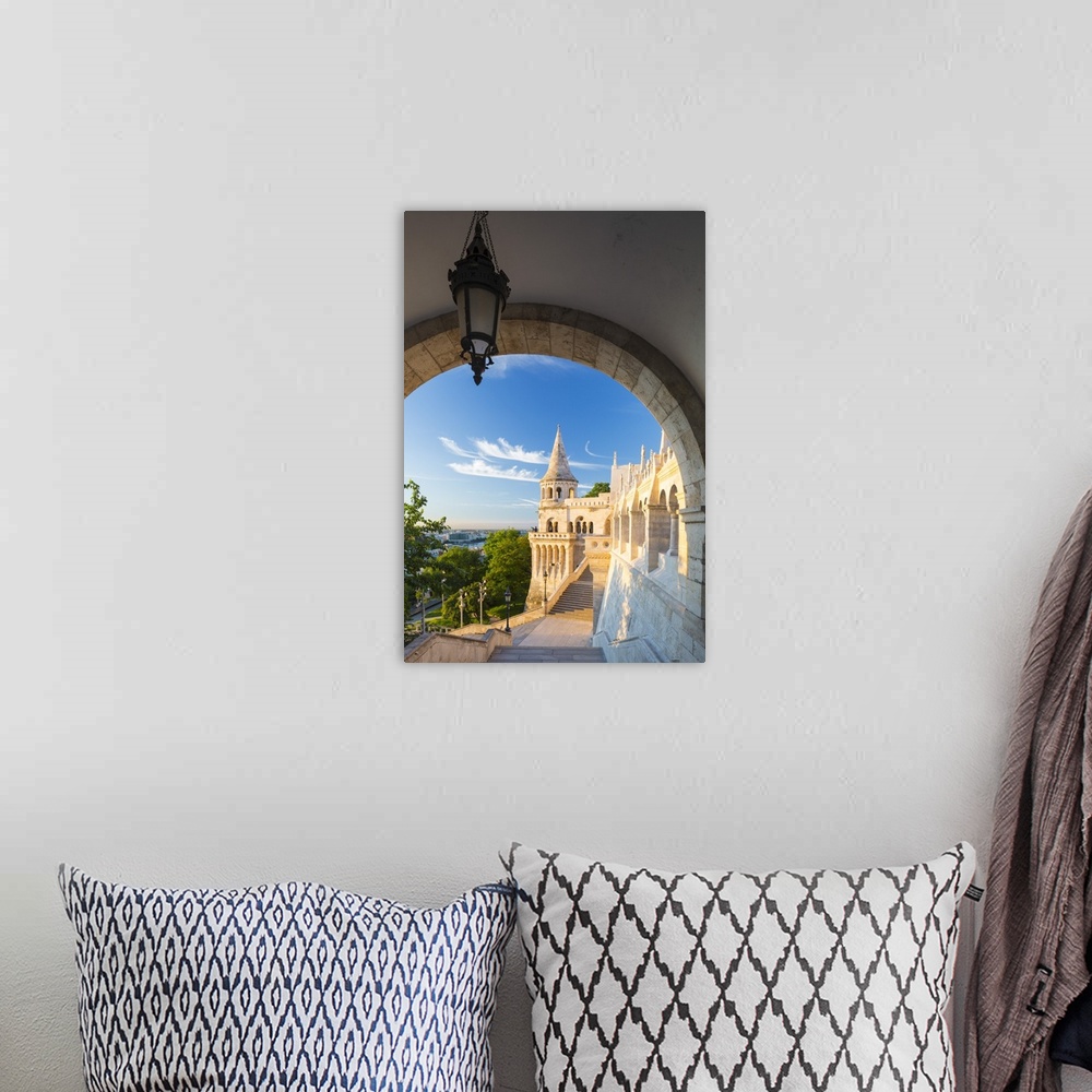 A bohemian room featuring Hungary, Central Hungary, Budapest. Fisherman's Bastion takes it's name from the guild of fisherm...