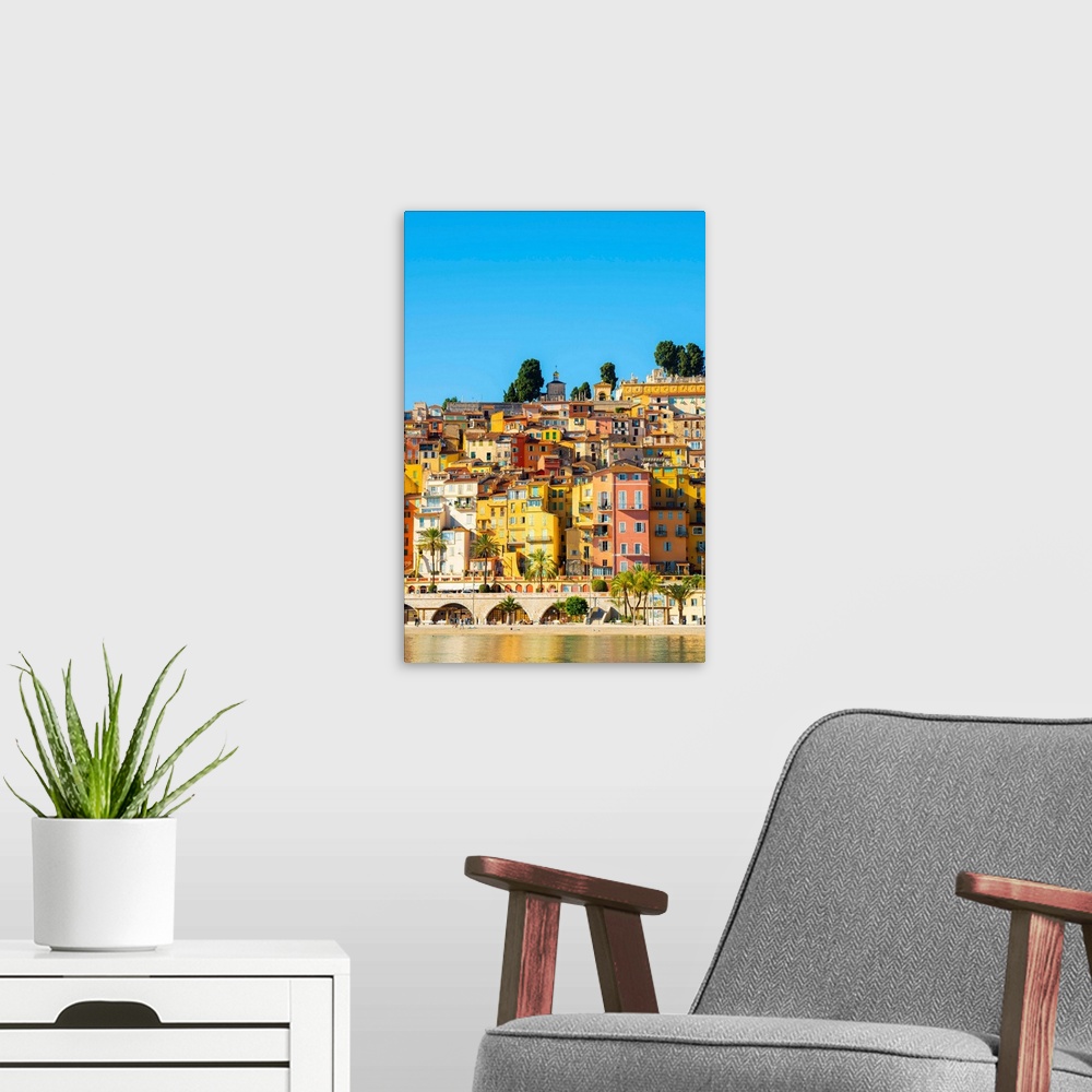 A modern room featuring France, provence-alpes-cote d'azur, french riviera, alpes-maritimes, menton.