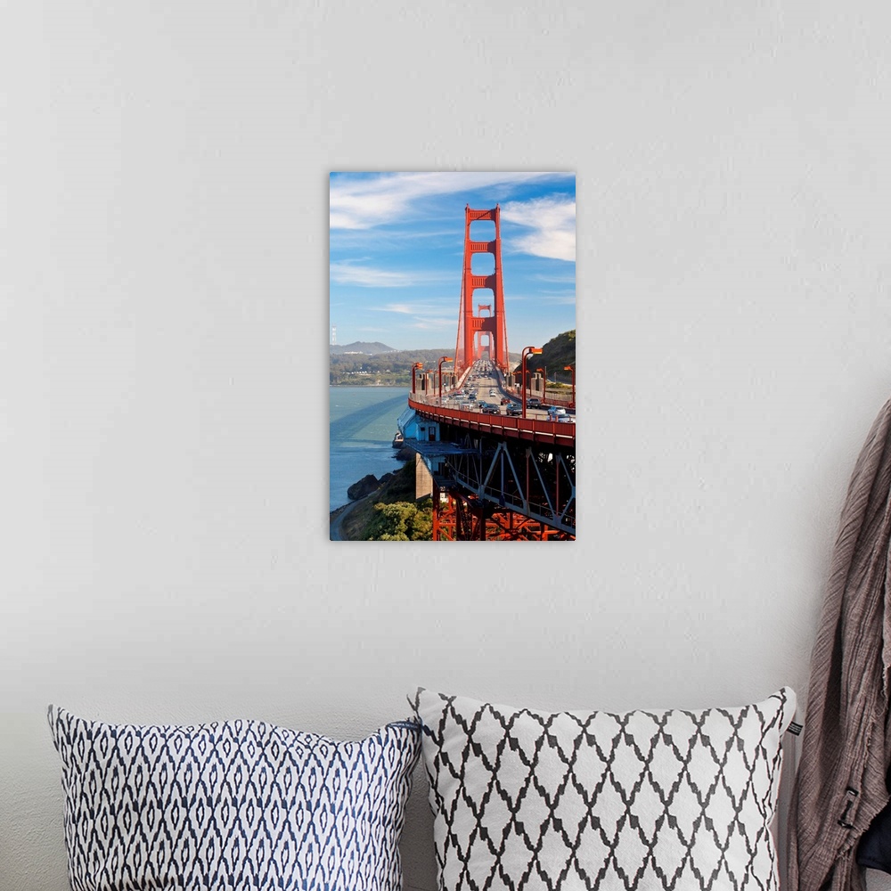A bohemian room featuring Golden Gate Bridge, California, United States of America