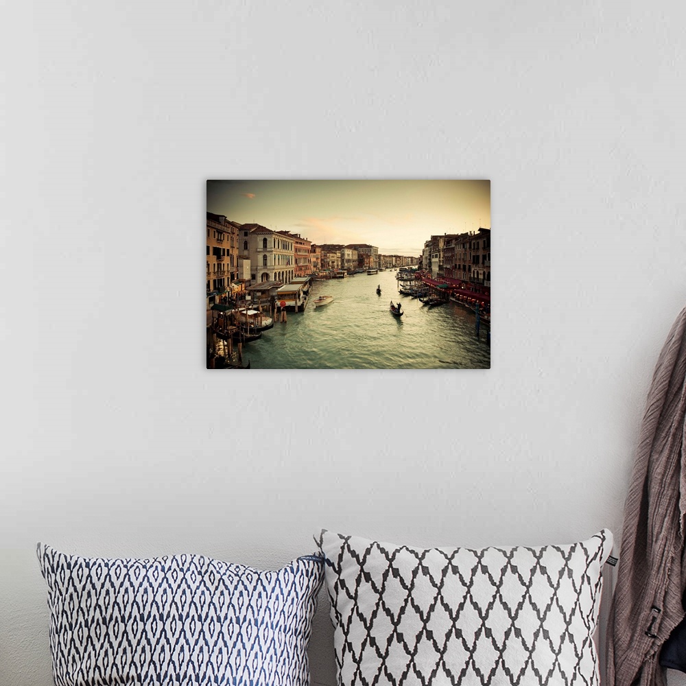 A bohemian room featuring Grand Canal from the Rialto, Venice, Italy