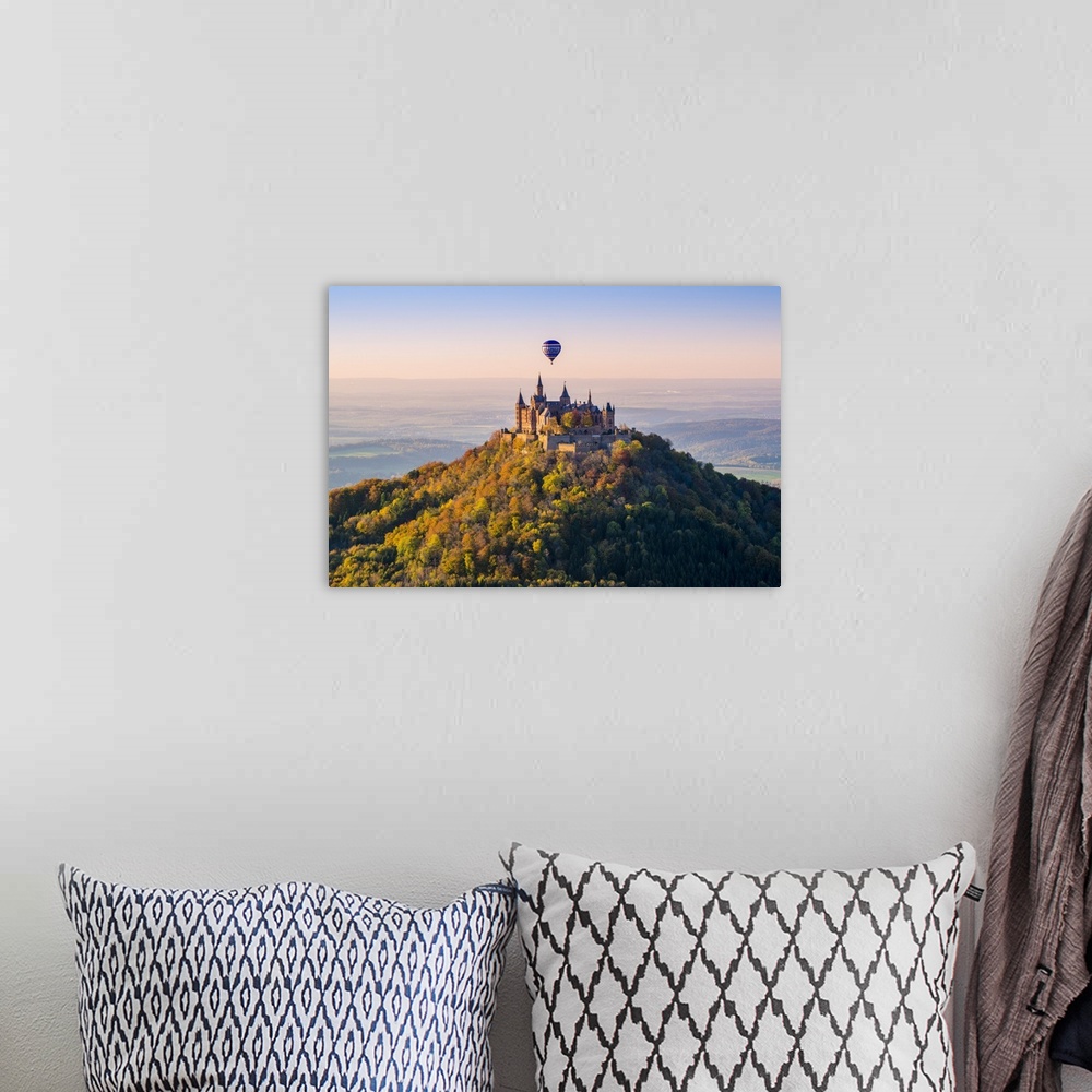 A bohemian room featuring Hohenzollern Castle, Hechingen, Baden-Wurttemberg, Germany.