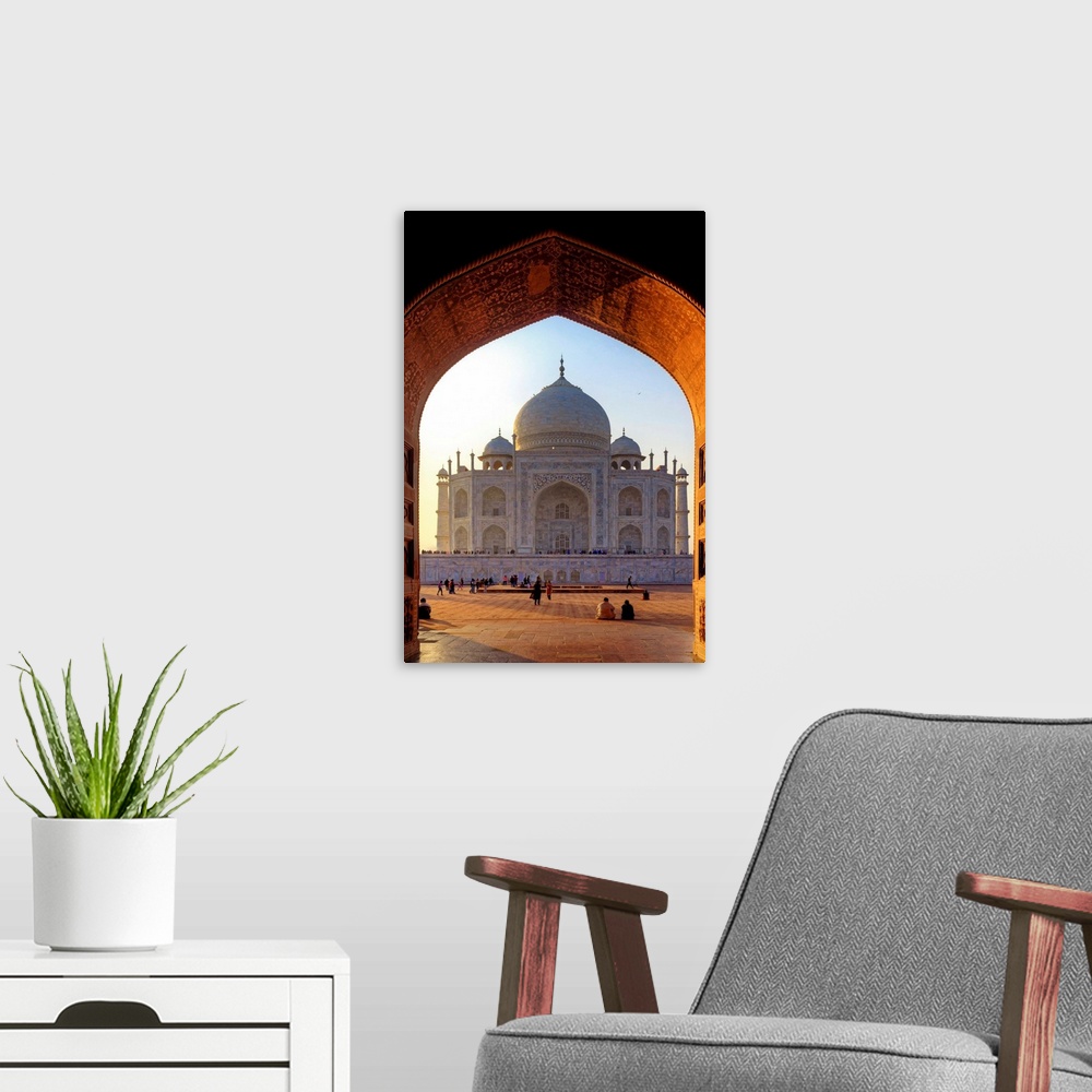 A modern room featuring India, Uttar Pradesh, Agra, Taj Mahal (UNESCO site)