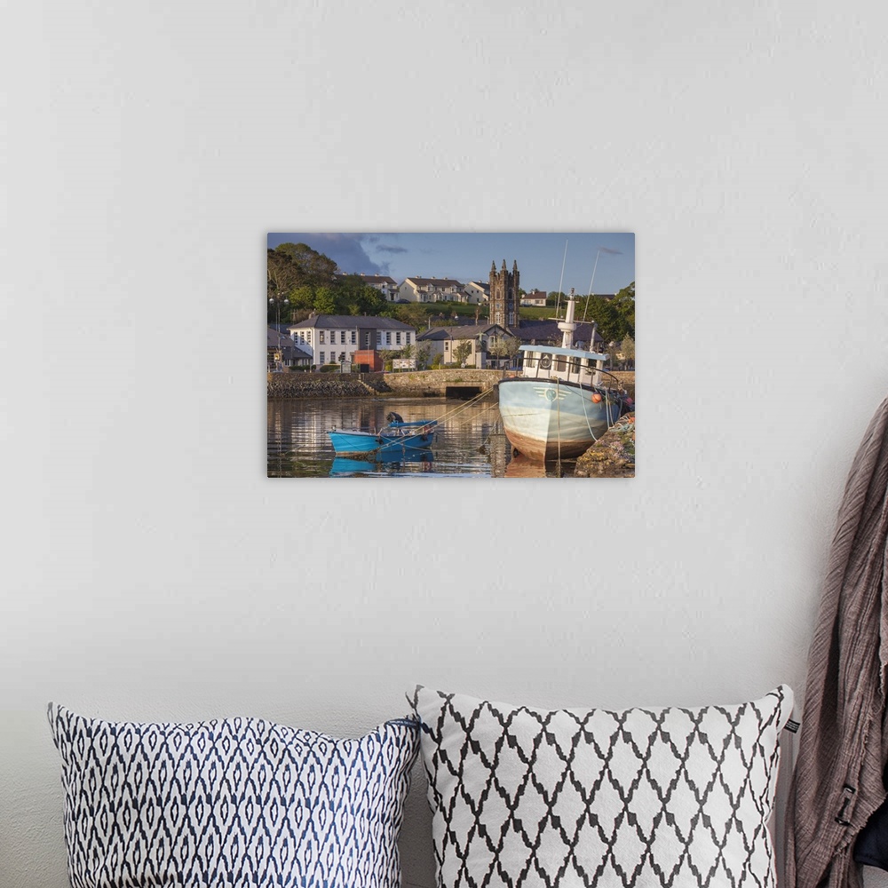 A bohemian room featuring Ireland, County Cork, Bantry, harbor view, sunset.