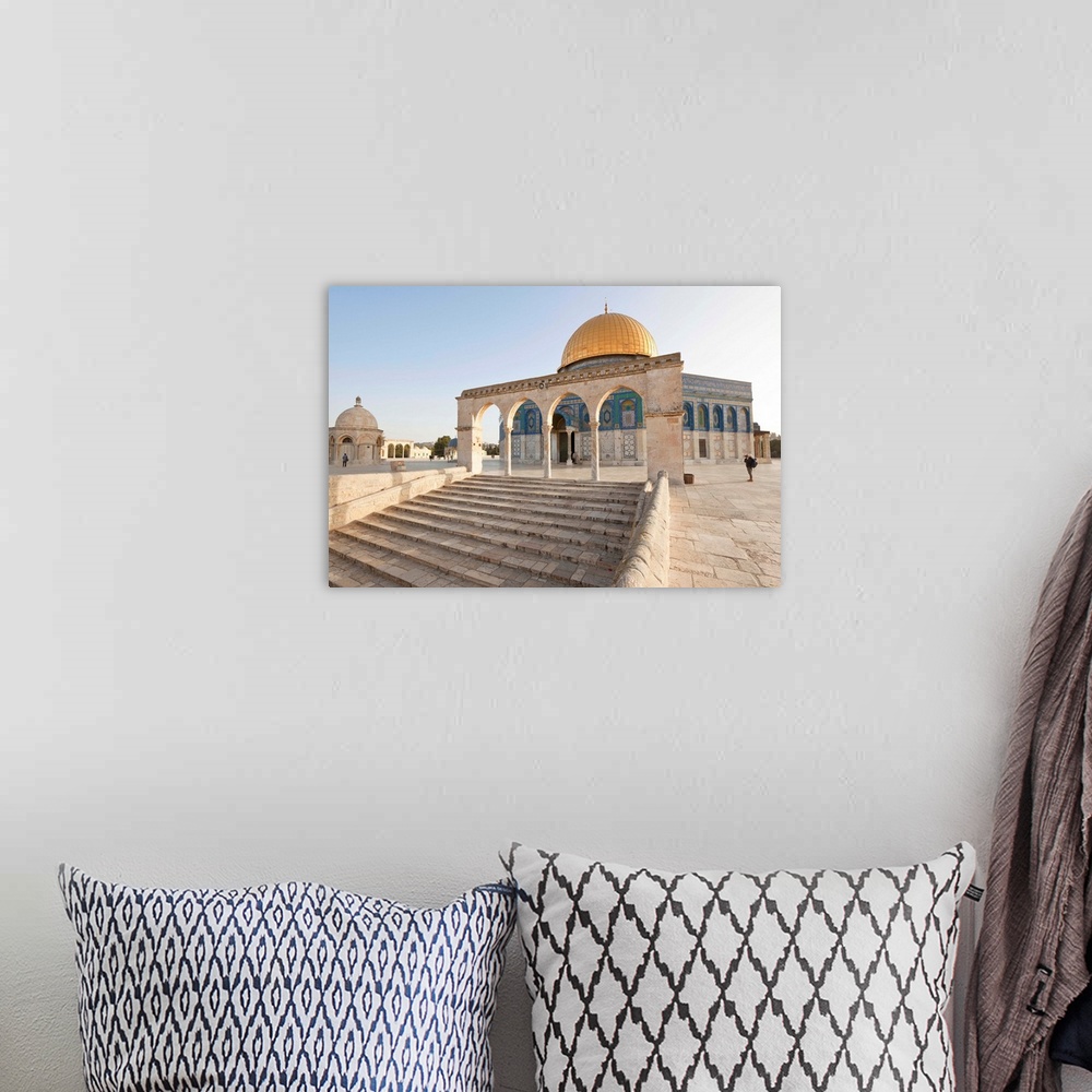 A bohemian room featuring Israel, Jerusalem, Temple Mount, Dome of the Rock