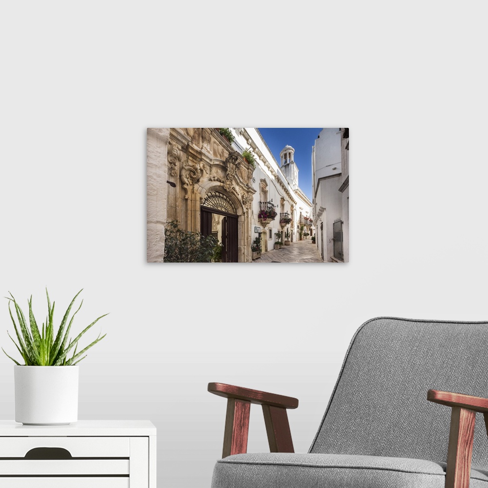 A modern room featuring Italia, Italy, Apulia, Puglia, Bari district. Locorotondo.