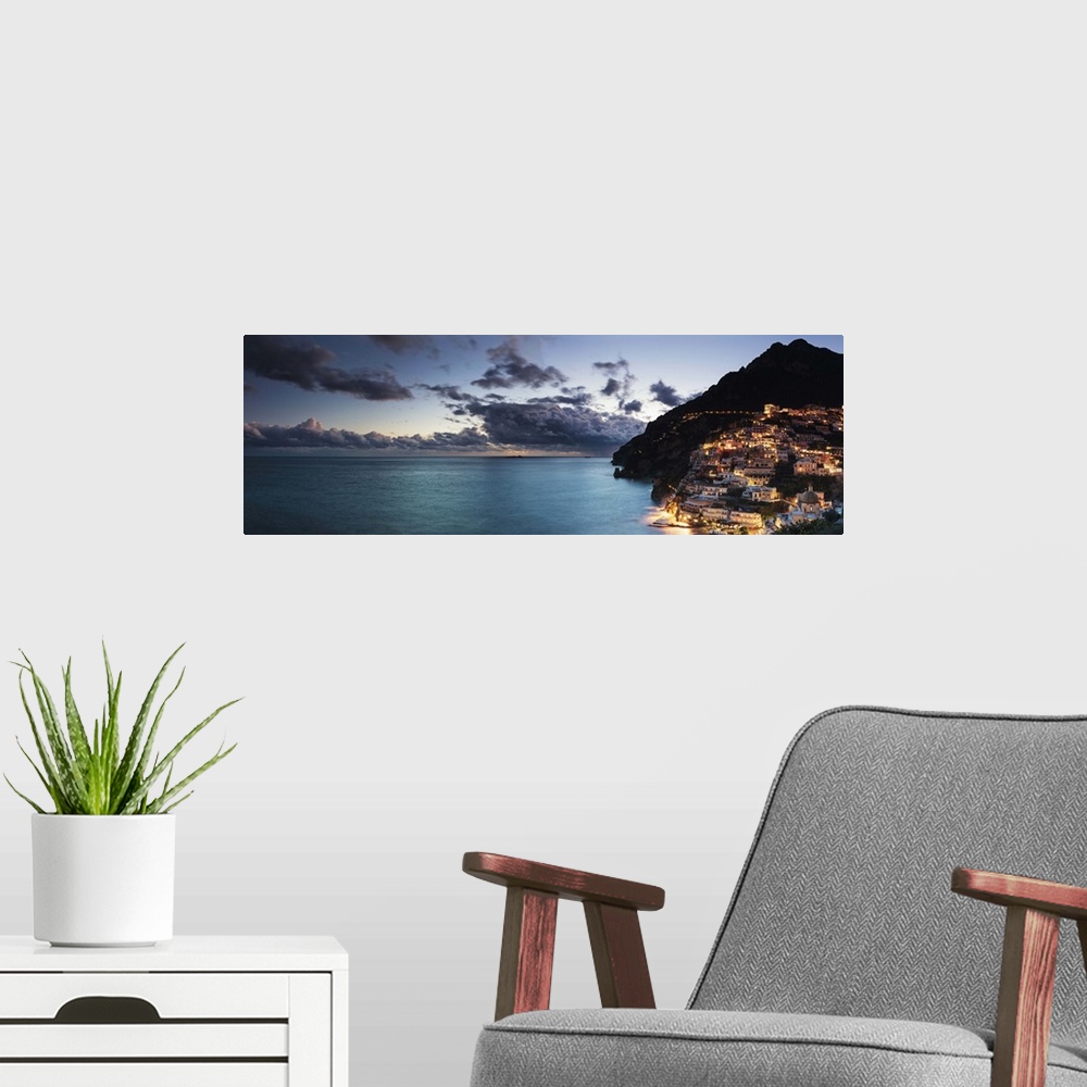 A modern room featuring Italy, Amalfi Coast, Positano (MR)