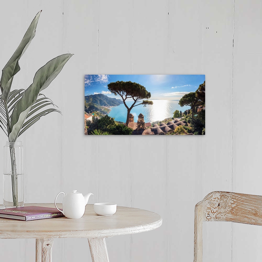 A farmhouse room featuring Italy, Amalfi Coast, Ravello, Villa Rufolo