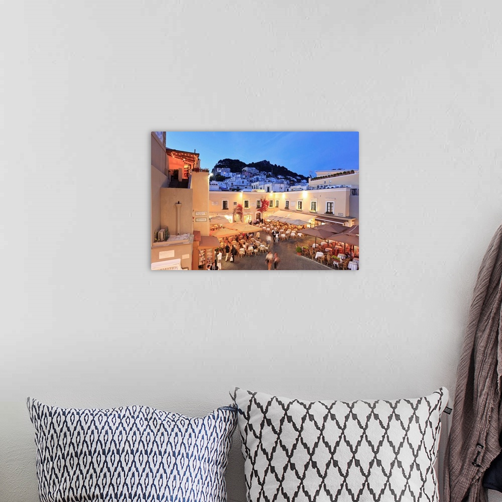 A bohemian room featuring Italy, Campania, Napoli district, Capri.