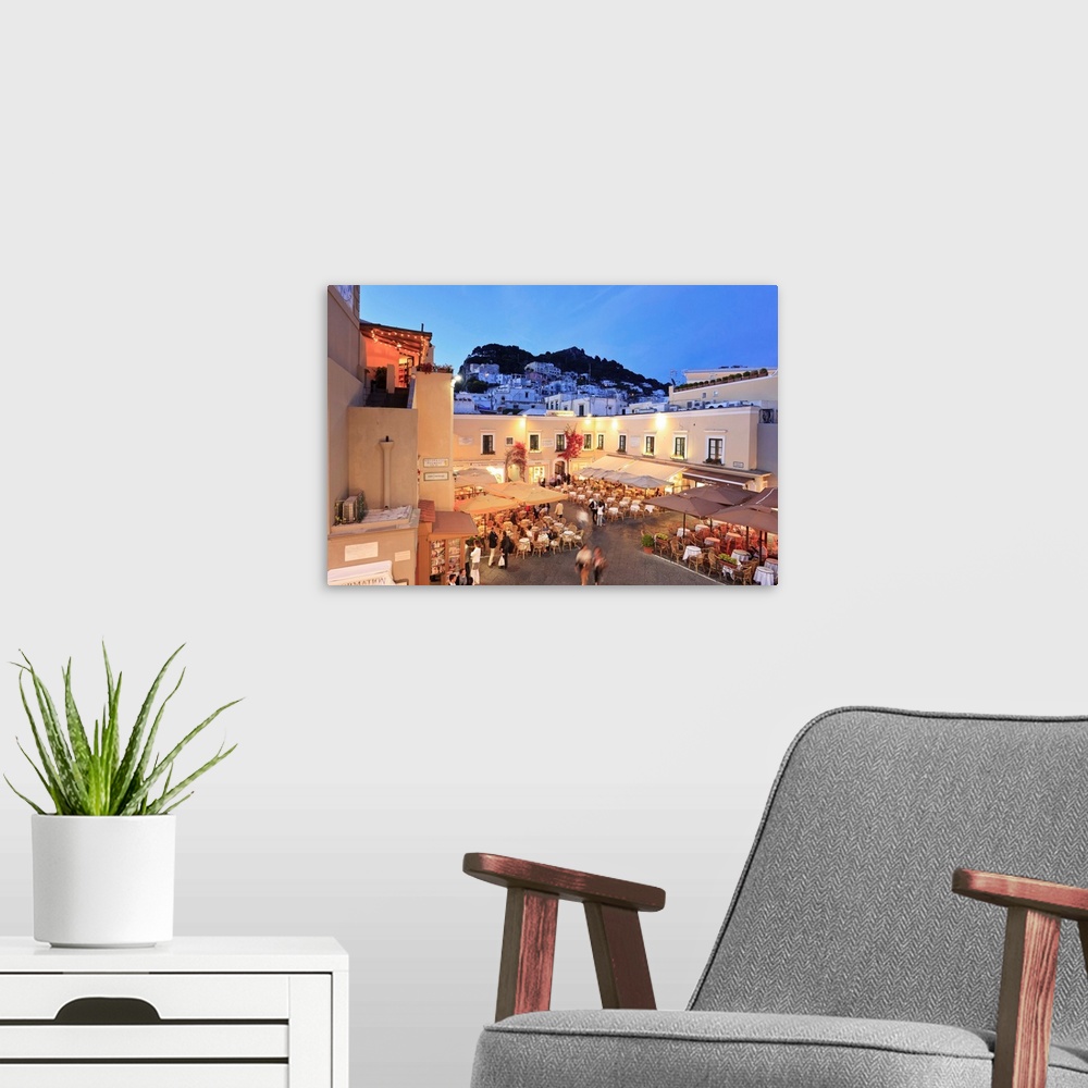 A modern room featuring Italy, Campania, Napoli district, Capri.