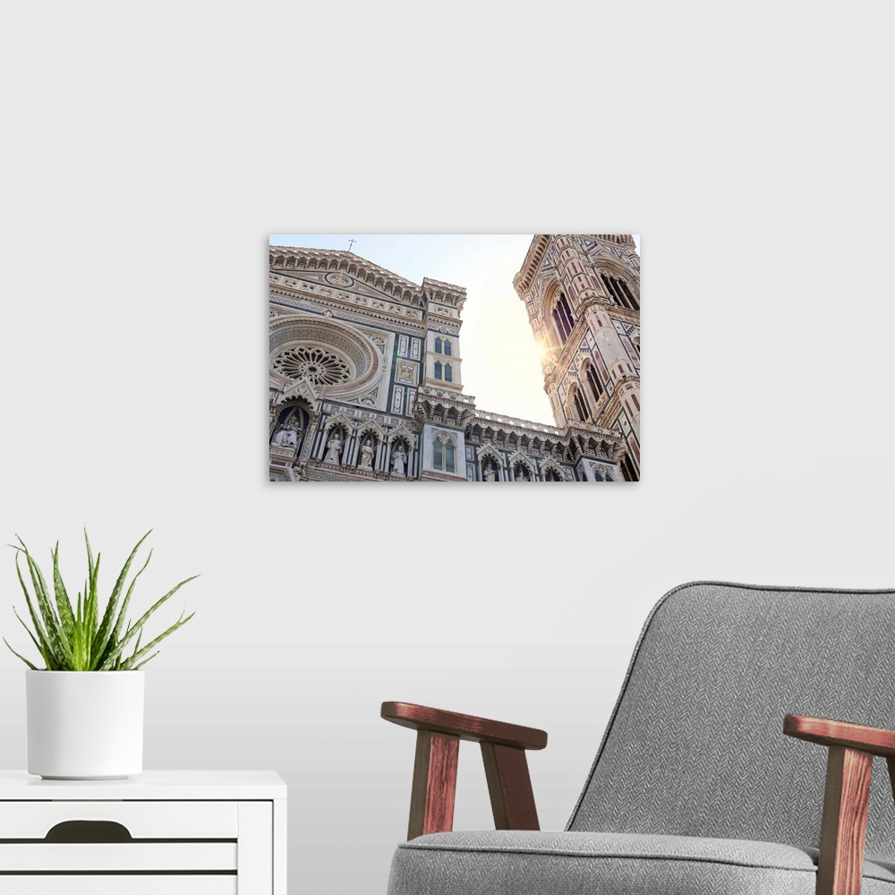 A modern room featuring Italy, Italia. Tuscany, Toscana. Firenze district. Florence, Firenze. Piazza Duomo, Duomo Santa M...