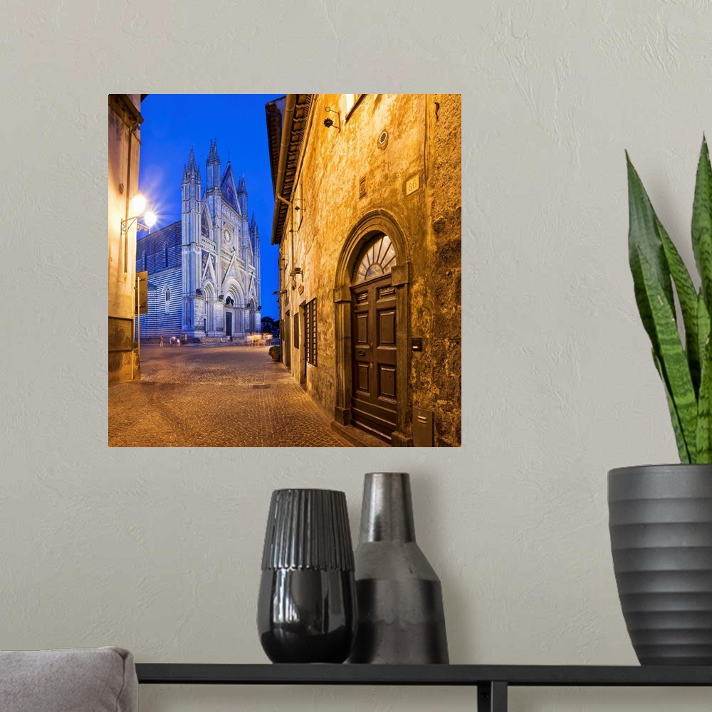 A modern room featuring Italy, Umbria, Terni district, Orvieto,  Cathedral in Piazza Duomo.