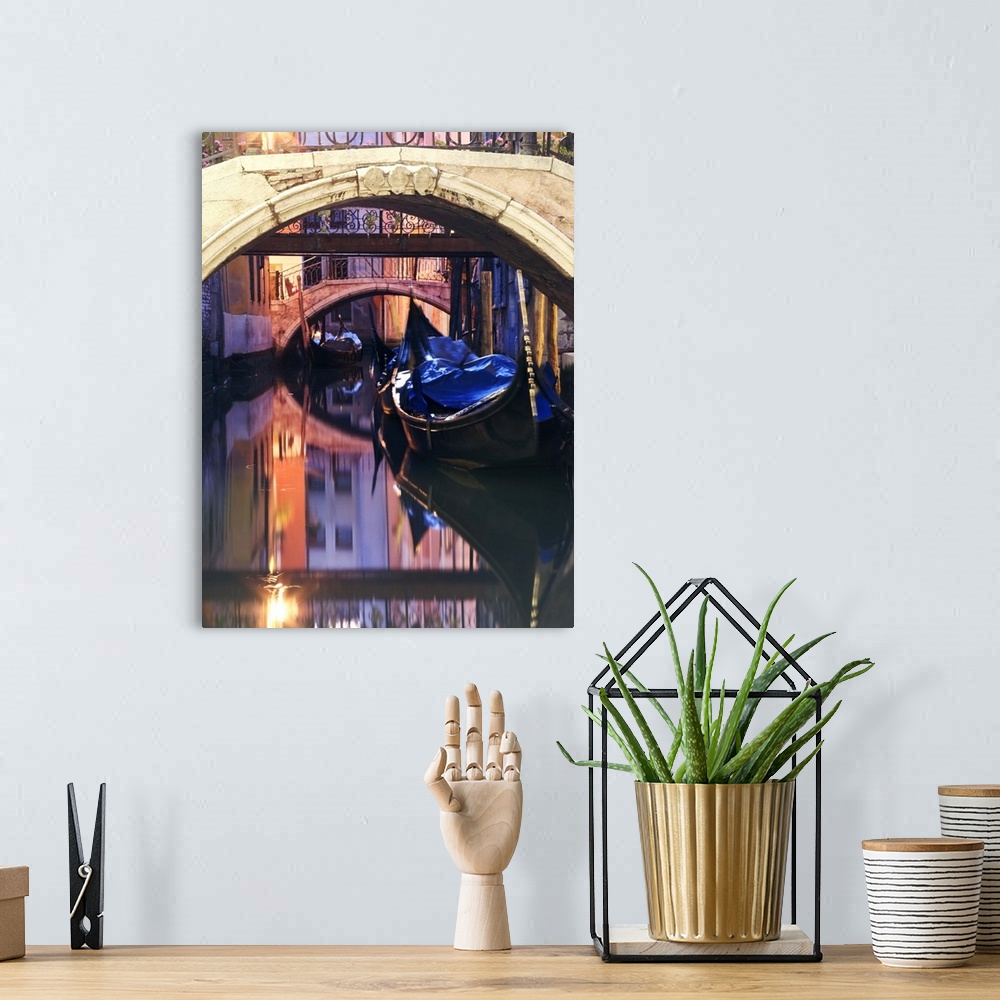 A bohemian room featuring Italy, Venice. View of a canal
