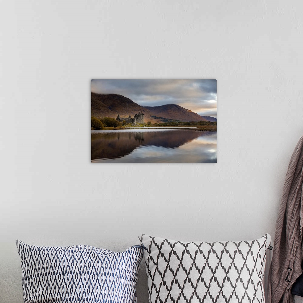 A bohemian room featuring Kilchurn Castle, Loch Awe, Scottish Highlands, Argyll and Bute, Scotland