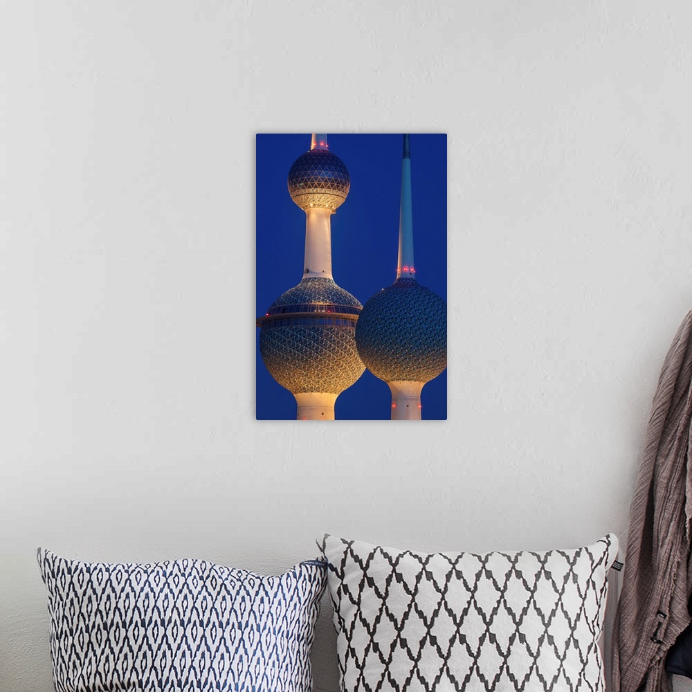 A bohemian room featuring Kuwait, Kuwait City, Sharq, Kuwait Towers on Arabian Gulf Street