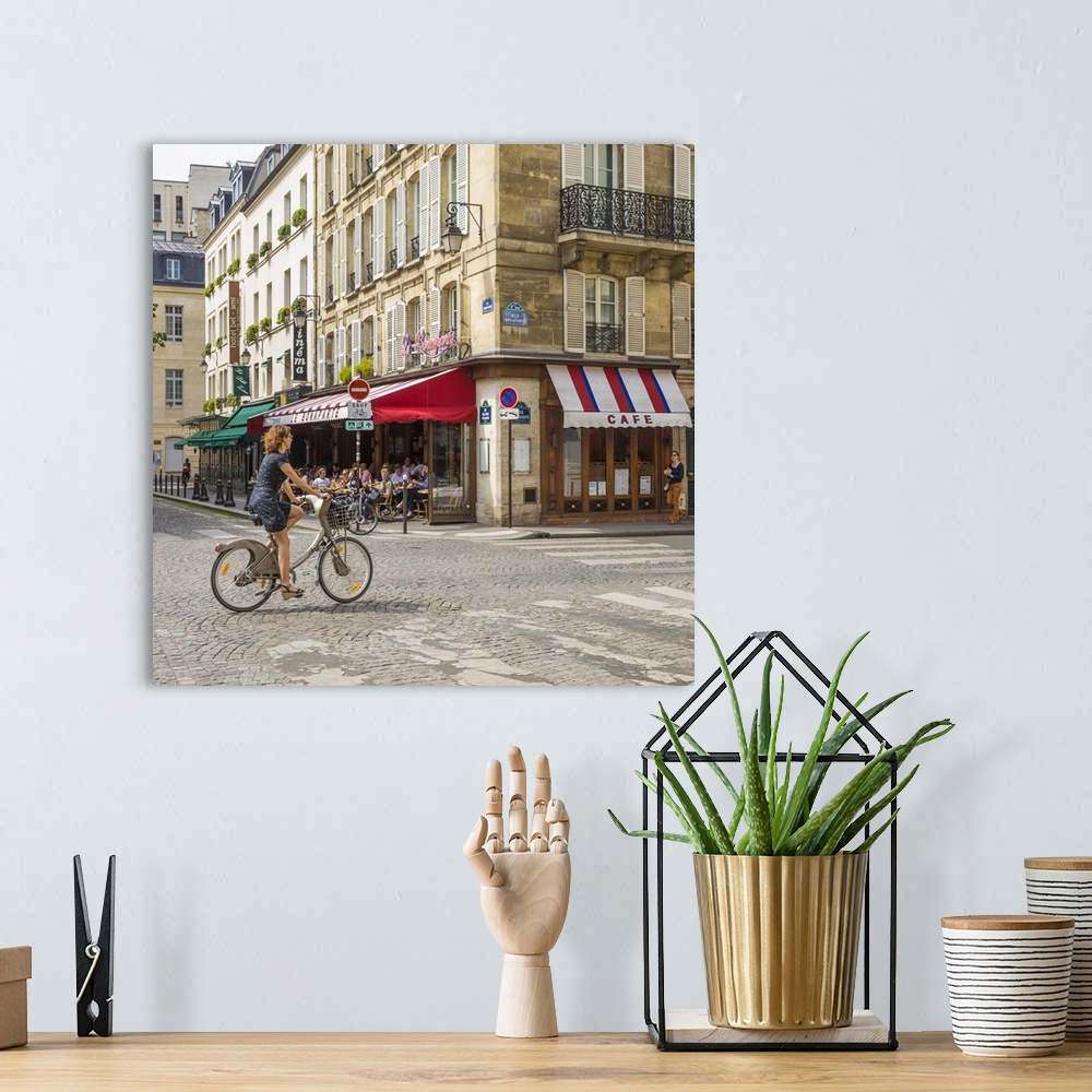 A bohemian room featuring La Bonaparte cafe, Boulevard St Germain, Rive Gauche, Paris, France