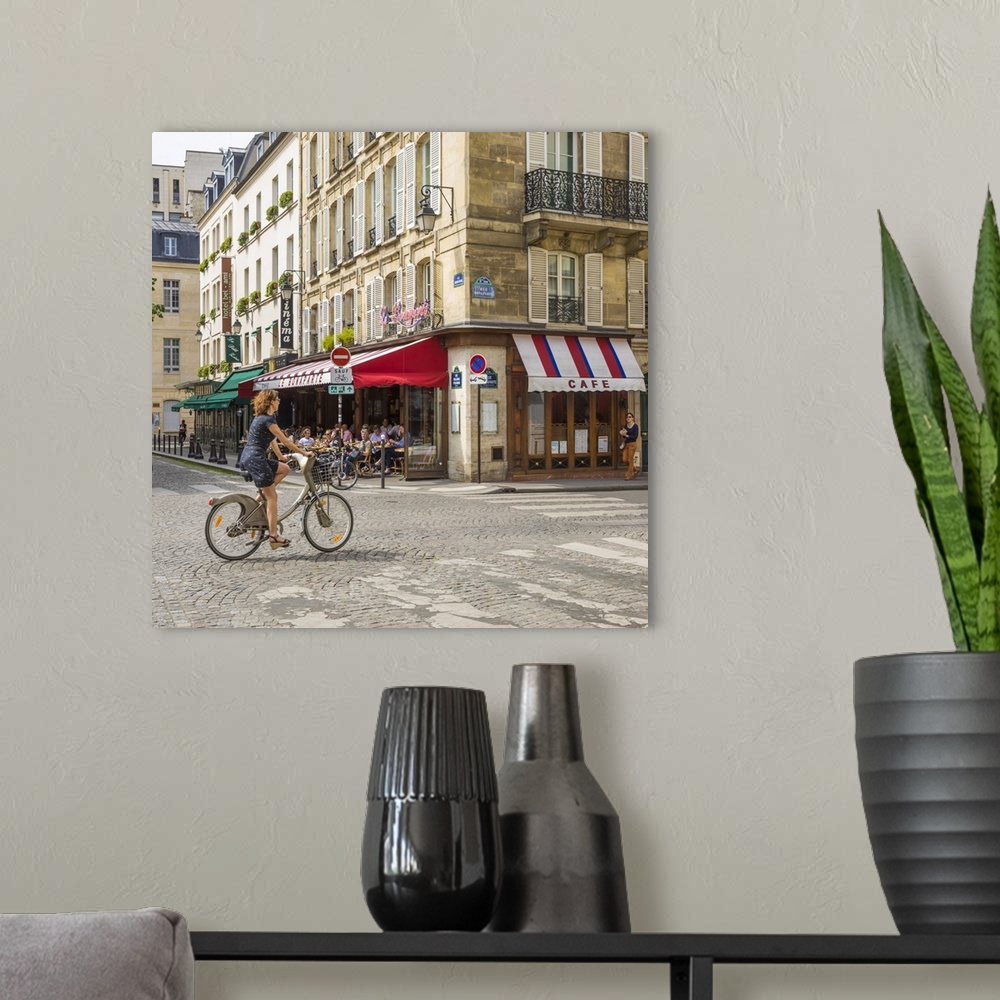 A modern room featuring La Bonaparte cafe, Boulevard St Germain, Rive Gauche, Paris, France