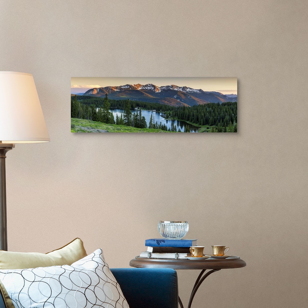 A traditional room featuring Lake Irwin, near Crested Butte, Colorado, USA.