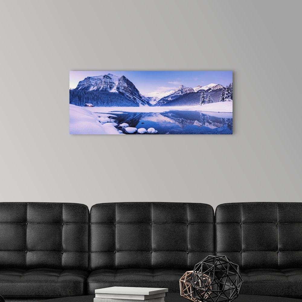 A modern room featuring Lake Louise In Winter, Banff National Park, Alberta, Canada