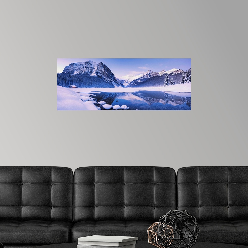 A modern room featuring Lake Louise In Winter, Banff National Park, Alberta, Canada