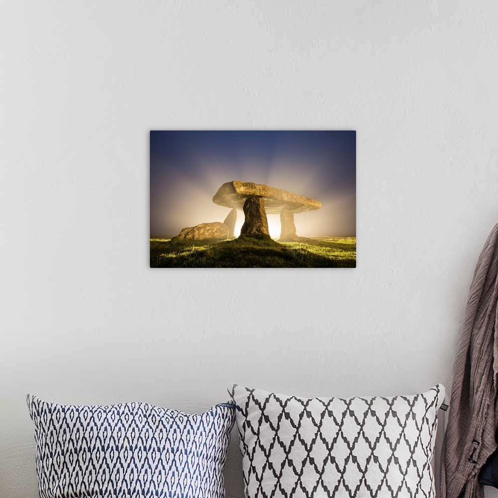 A bohemian room featuring Lanyon Quoit, Stone Dolmen, Madron, Cornwall, England