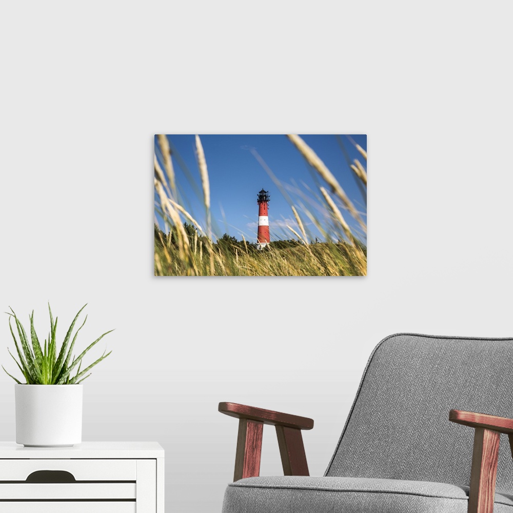 A modern room featuring Lighthouse, H..rnum, Sylt Island, Northern Frisia, Schleswig-Holstein, Germany