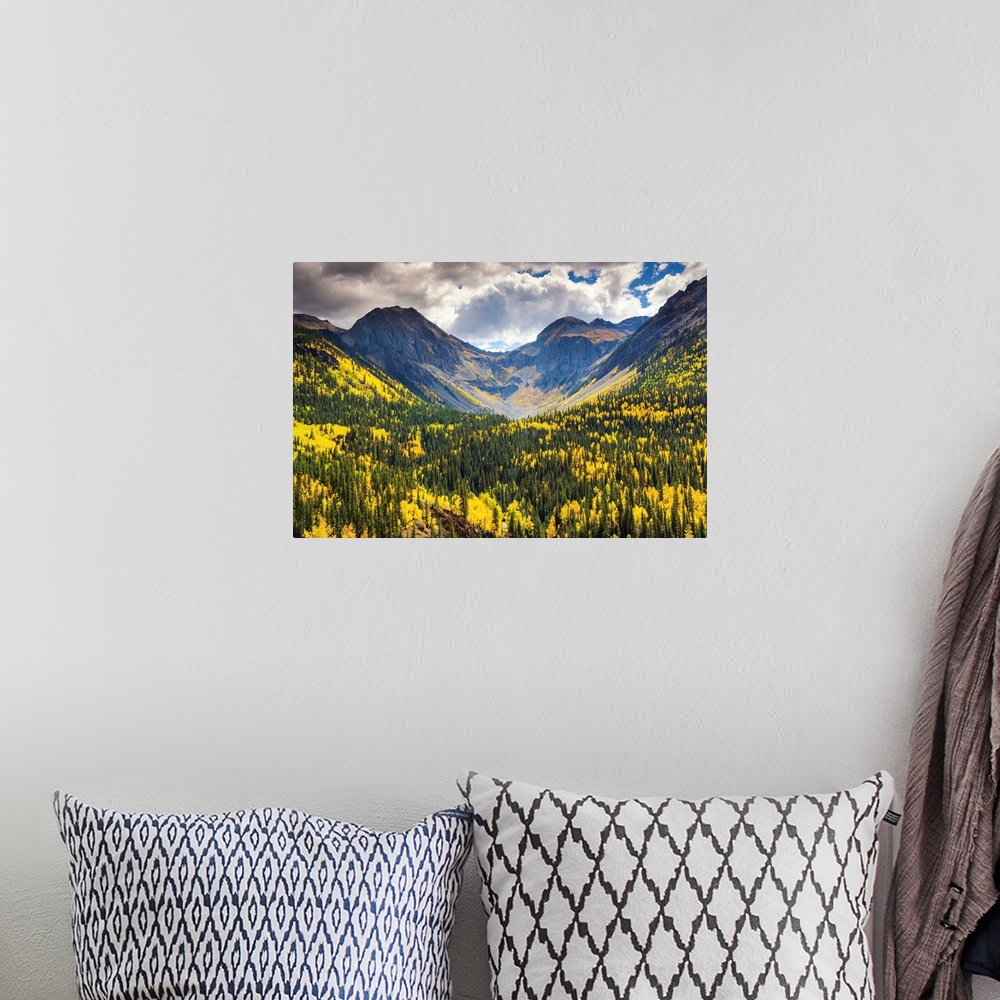 A bohemian room featuring Little Giant Peak And Kendall Peak, Silverton, Colorado, USA
