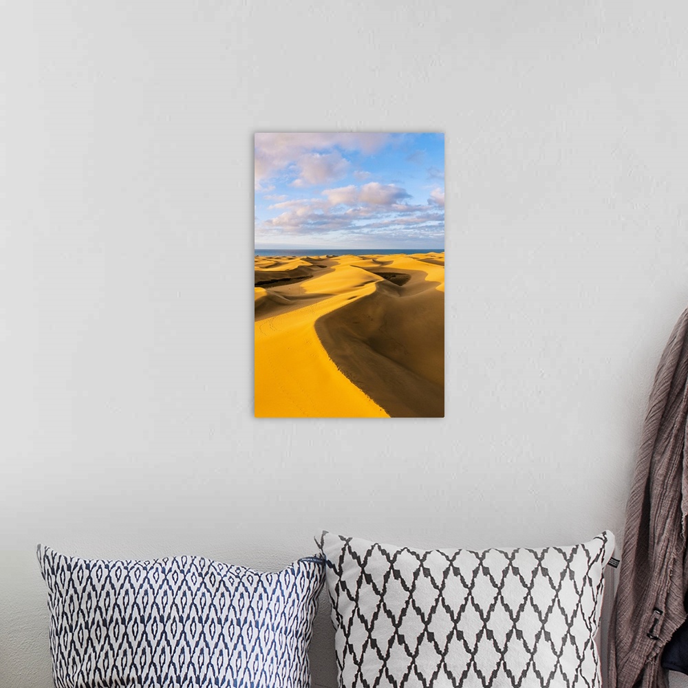 A bohemian room featuring Maspalomas sand dunes, Gran Canaria,, Canary Islands, Spain.