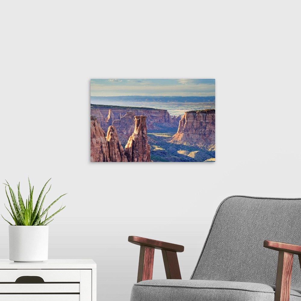 A modern room featuring Monument Canyon, Colorado National Monument, Great Junction, Colorado, USA